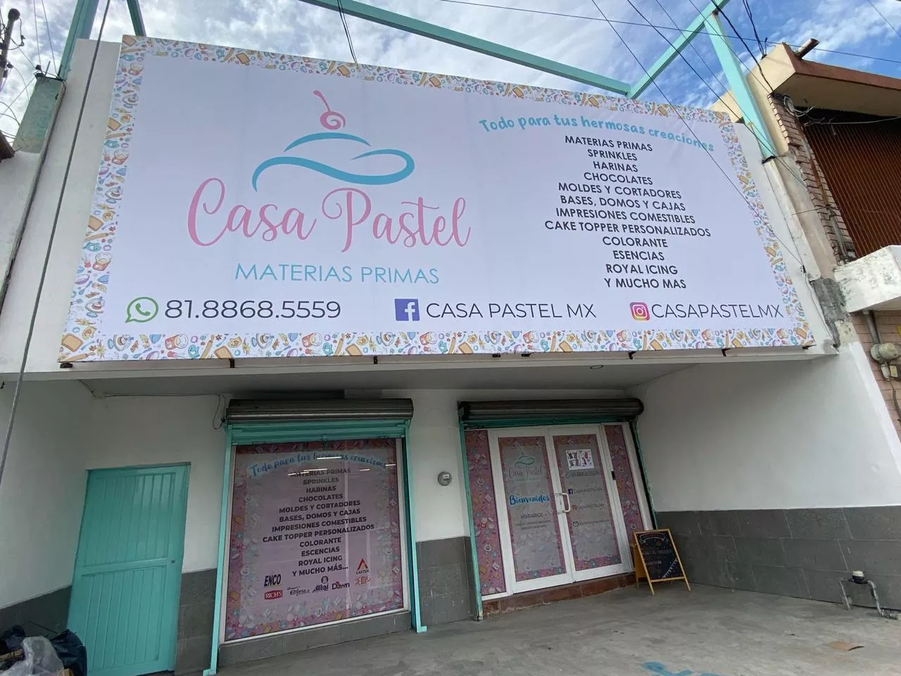 Tienda de Materias Primas Casa Pastel