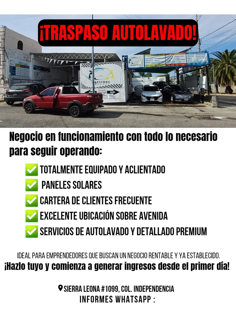 Autolavado en Guadalajara