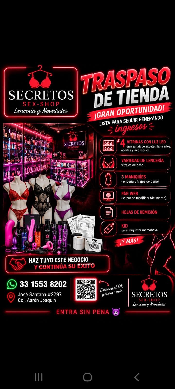Traspaso de Tienda Sex-Shop - Imagen 1