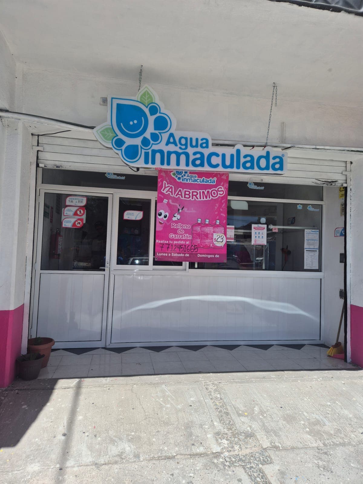 Traspaso de Planta Purificadora de Agua Inmaculada