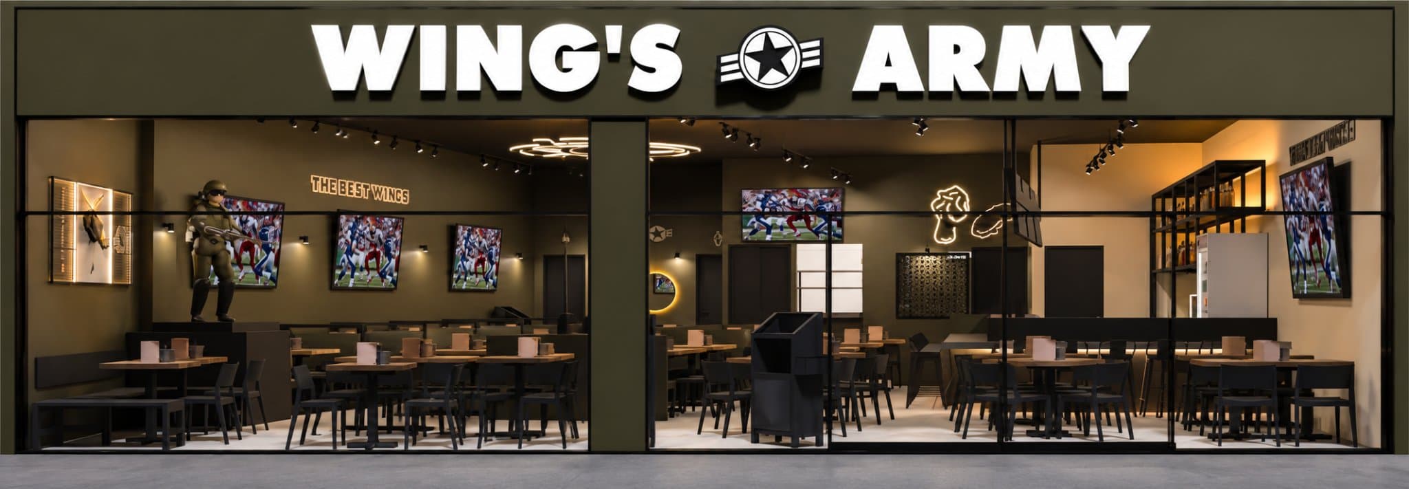 Wings Army en Venta – Restaurante Nuevo y Equipado en CDMX - Imagen 1