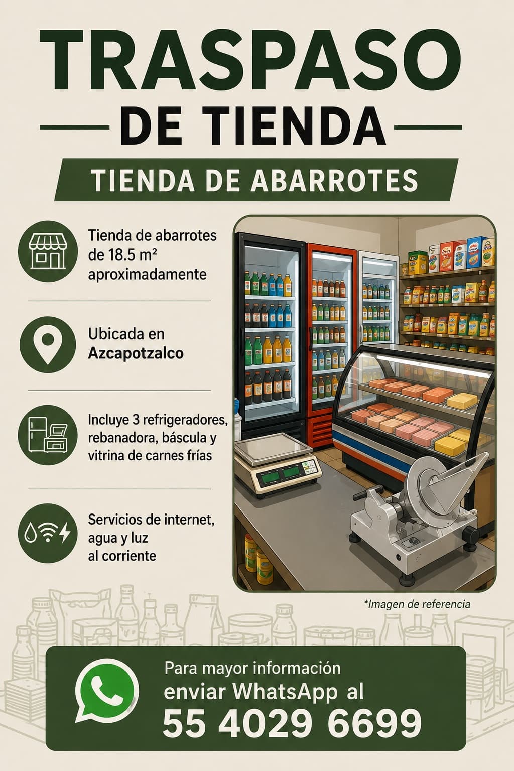 Traspaso Tienda de Abarrotes - Imagen 1