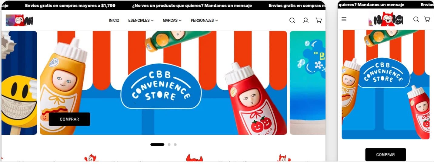 E-Commerce de Coleccionables